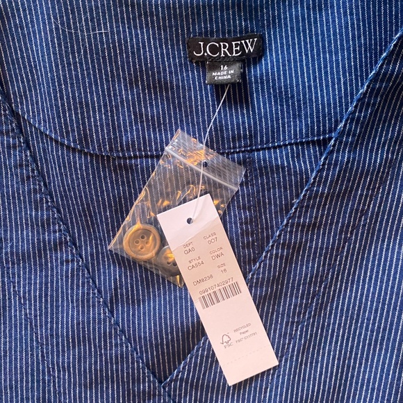 J Crew Lightweight Cotton Vest NWT Size 16 - Picture 12 of 13